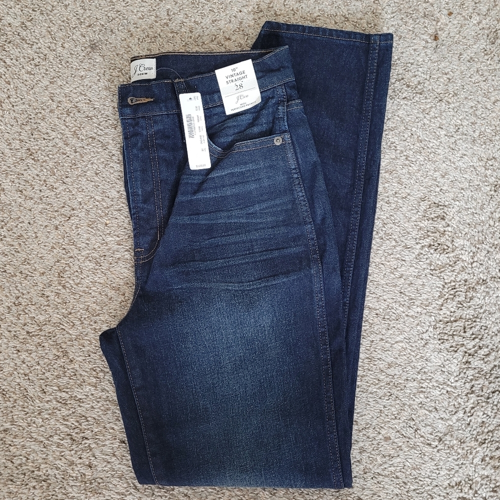 NWT | J. Crew | 10" Vintage Straight Jeans